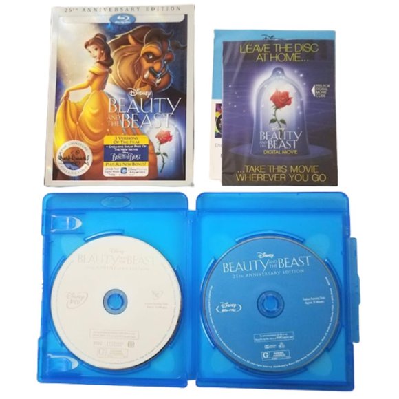 Beauty and the Beast: 25th Anniversary Edition - Blu-Ray + DVD + Digital HD - Picture 3 of 5